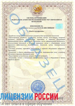 Образец сертификата соответствия (приложение) Узловая Сертификат ISO 27001